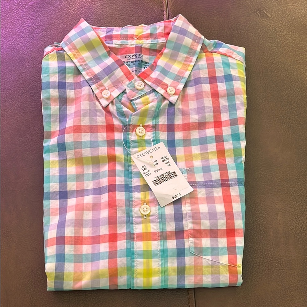 Crewcuts Multicolor Checkered kid’s Shirt